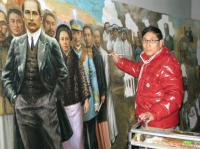 艺术家张恒久日记:张恒久代表作品:163米圣经油画全集,十五米大型油画百年中英【图4】