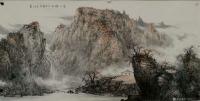 艺术家于立江日记:国画山水新作《溪山春早》《紫气东来》《溪山烟雨》。
于立江【图1】
