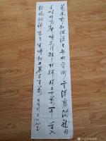 艺术家陈锡顺日记:能除一切苦,真实不虚……浙江衢州张先生惠存。陈锡顺书法作品【图0】