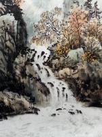 艺术家高勇利日记:国画山水《溪亭觀瀑》
四呎三開
69*45cm
高勇利【图1】