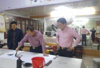 艺术家林灵志日记:揭阳市梦德书画艺术研究院于3月25日在揭阳市区举办书画义卖活【图2】