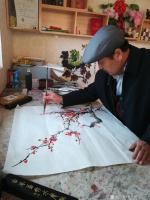 艺术家李同辉收藏:庆阳市著名书画家一枝梅刘希贤老师,来天福亿福缘雅阁陇上墨人李【图2】