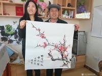 艺术家李同辉收藏:庆阳市著名书画家一枝梅刘希贤老师,来天福亿福缘雅阁陇上墨人李【图3】