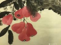 艺术家石广生日记:国画《莲雾》
莲雾味淡君莫嫌,
有情饮水心也甜。
山野【图0】