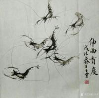 艺术家王立丰日记:方斗二幅,《终归大海成苍龙》、《伸曲有度》,王立丰国画作品【图0】