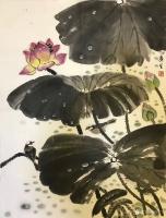 艺术家石广生日记:国画《雨后》
在写意画中加入工笔的手法，也未尝不可，齐白石【图2】