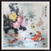 艺术家谭松涛日记:花开春色満园，锦上添花，表示生活美满幸福。【图0】