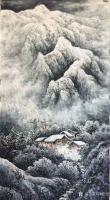 艺术家冯建德日记:天气太热啦，画一幅夜景和一副幅雪景找找凉快的感觉！【图3】