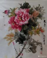 艺术家李同辉日记:朋友订制的四尺斗方,《富贵吉祥》,谢谢书画爱好者的支持与厚爱【图3】