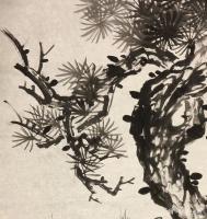 艺术家周鹏飞日记:昨晚梦蛟缠腕、起而画画松、颇得龙势云意,凌晨二时作:周记【图0】