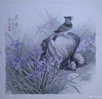 艺术家王嵩淼日记:《晨曲》马兰花,马兰花,风吹雨打都不怕,勤劳的人儿在说话,请【图0】