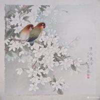 艺术家王嵩淼日记:这几幅作品都是我最近去大自然中吸收养分,创作出来的作品。《海【图1】