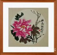 艺术家何跃起日记:弘扬国花精神,传承牡丹文化。唯有牡丹真国色,花开时节动京城。【图2】