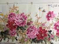 艺术家王长泉日记:又是20张牡丹图。。不停地忙活。。几乎没有一点属于自己的时间【图5】