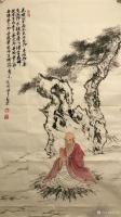 艺术家刘玉坚日记:国画人物画《不生即不灭》纪念我师胡槖逝世二十三周年作。
 【图0】