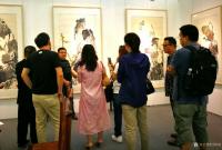 艺术家甘庆琼日记:深圳*《甘庆琼中国画作品展》期间,老前辈王子武先生,深圳美协【图3】