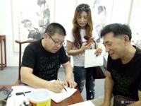 艺术家甘庆琼日记:深圳*《甘庆琼中国画作品展》期间,老前辈王子武先生,深圳美协【图5】