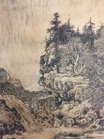 艺术家刘应雄日记:不忘初心——刘应雄早期研习的仿古山水作品;仿北宋大家范宽《溪【图3】