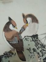 艺术家谷风日记:换个风格，画了一组鸟，成双成对。【图2】