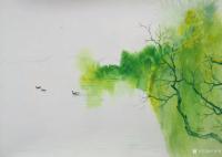 艺术家王征明日记:一般来讲中国画中山水是最难画的,想突破是需要极大的能力,这是【图2】