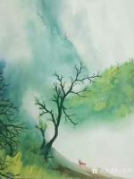 艺术家王征明日记:一般来讲中国画中山水是最难画的,想突破是需要极大的能力,这是【图3】