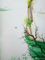 艺术家王征明日记:一般来讲中国画中山水是最难画的,想突破是需要极大的能力,这是【图4】