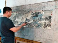 艺术家李亚南日记:山野闲居图【图4】