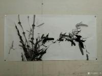 艺术家王三宝日记:我的快乐，来自画竹，分享我的快乐，近作国画竹报平安，5幅，【图0】