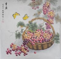 艺术家韩梅日记:工笔花鸟画欣赏《神仙伴侣》，《丰盈》，《清趣》，尺寸60×6【图1】