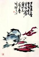 艺术家龚光万日记:回望曾经的作品国画动物画小品《燕子》,《游鱼》,《福狗》,《【图2】