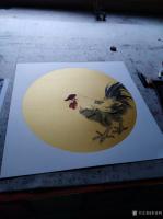 艺术家李青利日记:一批国画花鸟小品订单完美绘制结束,这个画案半月不用,收拾东西【图1】