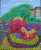 艺术家陈鸣婵日记:最近创意作品与你分享,有点穿越时空:《悟道》《童年》《古城》【图2】