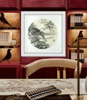 艺术家魏太兵日记:好马配好鞍,美人佳丽着霓裳。一副作品放在不同的环境中,就会产【图0】