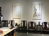 艺术家徐家康生活:龙•康双盛——李文龙•徐家康书画二人展,布展就绪………紫韵书【图2】