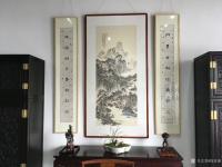 艺术家徐家康生活:龙•康双盛——李文龙•徐家康书画二人展,布展就绪………紫韵书【图3】