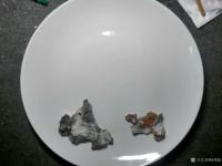 艺术家杨增超日记:奇石瓷画新作《高山流水》,以石创作,石景相融!可定制。【图0】