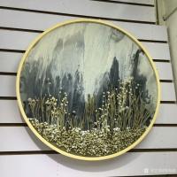 艺术家周海波日记:干花实物画!傲然挺立不失风骨!直径30.30/60.60cm【图4】