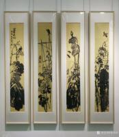艺术家甘庆琼日记:关于写意画：中国画的用笔像老牛耕地，要把底土翻出来，沉着有力【图0】