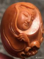 艺术家税小宁日记:最美观音法像核雕精品一套,尺寸2.1*2.5 cm,请欣赏,【图2】