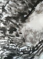 艺术家杨牧青日记:款识:后百年若有贤者,识得此画之意蕴,此人当为我门中人也。戊【图1】