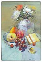 艺术家覃莽日记:画水粉画越来越过瘾,画了一幅又一幅。炉火纯青,信手拈来,力求【图2】