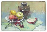 艺术家覃莽日记:画水粉画越来越过瘾,画了一幅又一幅。炉火纯青,信手拈来,力求【图5】