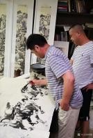 艺术家阎敏日记:酒后在朋友的画室里笔墨放纵了一下,如奔马自由驰骋,快意天地,【图3】