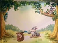 艺术家周海波日记:小清新的儿童闺房壁画! 美育要从娃娃抓起!
从小种下美的【图0】