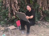 艺术家叶仲桥日记:重新调整自己展出过的作品,连省长都那么认真画画,那么我也要努【图4】