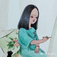 艺术家刘晓宁日记:只要心中有景、何处不是花香满径。
我喜欢有暖暖的笑的人,【图2】