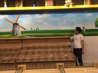 艺术家周海波日记:艰辛数日.“新农产”主题壁画终于完成了!感谢各位.也祝丁总生【图4】