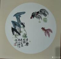 艺术家丁国祥日记:在张家港笔会的作品《百花头上春正月,王者香传第一枝》,《时鲜【图3】