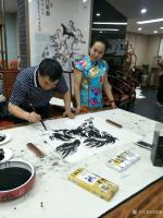 艺术家刘建国日记:朝阳区‘’长春德苑”笔会作品《马到成功》,《与你同行》,《雄【图4】