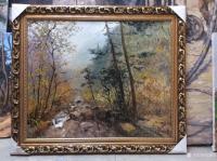 艺术家宋德发日记:又一批风景水粉画装裱完毕,准备发货,晒图留念。装裱以后是不是【图3】